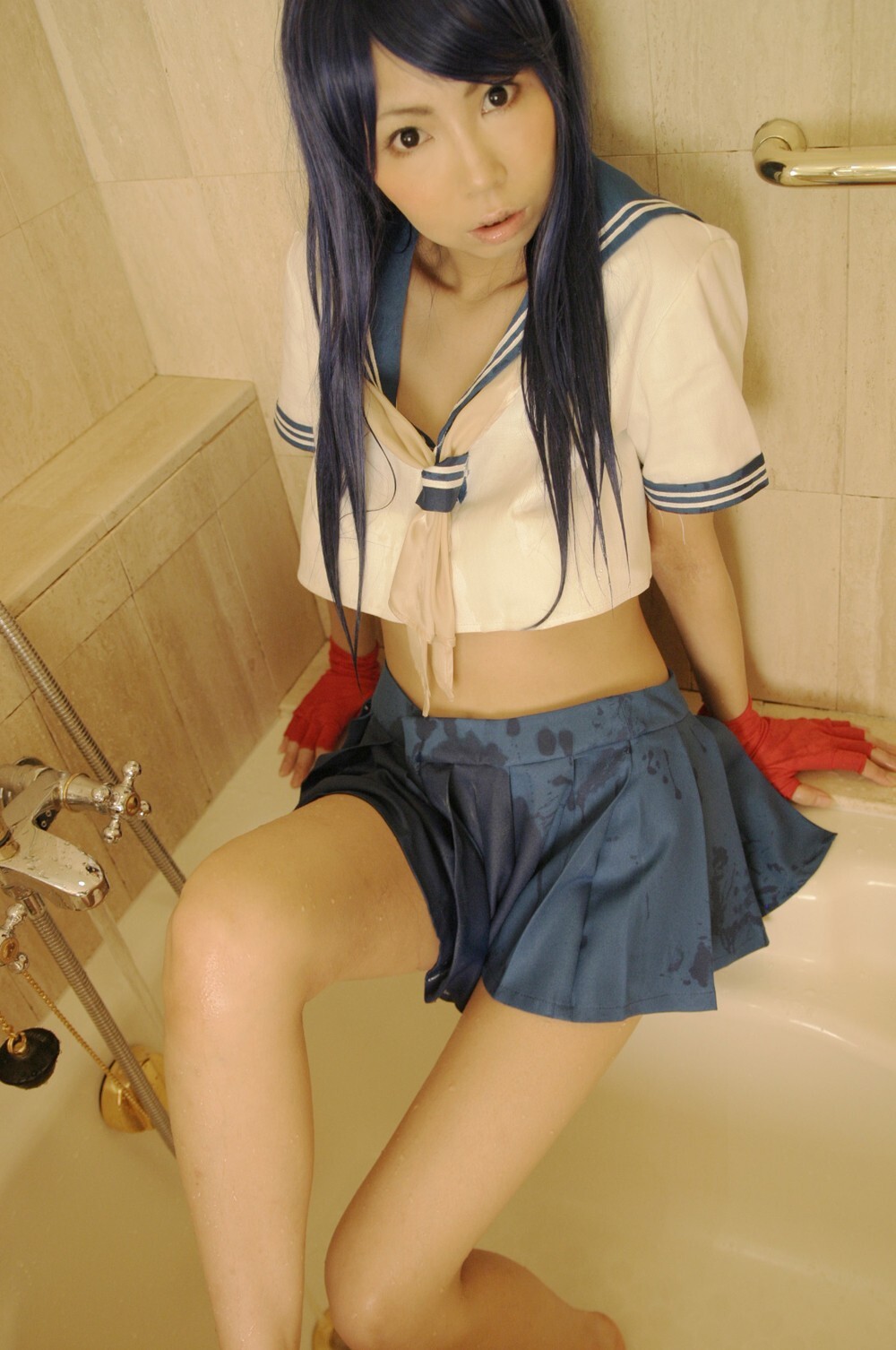 [Cosplay]  Ikkitousen - Big Boobs Kanu Unchou PART 3